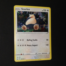 Pokemon TCG - Snorlax Cosmos Holo Promo 140/202 with HD Galaxy Swirl LP - Image 2