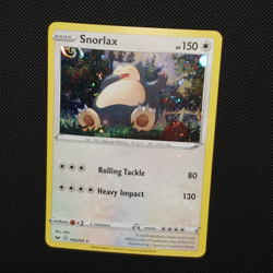 Pokemon TCG - Snorlax Cosmos Holo Promo 140/202 with HD Galaxy Swirl LP - Image 5