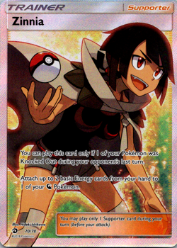 Zinnia (Full Art) 70/70 Ultra Rare Dragon Majesty Pokemon TCG Near Mint - Image 1