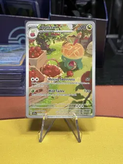 Pokemon Appletun 211/191 Sv08 Surging Sparks Illustration Rare Holo 2024 - Image 1