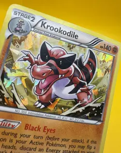 Krookodile 062/098 BW E Powers Deck Exclusives Cracked Ice Holo Pokemon 2011 - Image 3