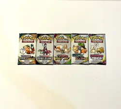 Pokemon TCG Sampling Fun Packs (5) In All (Exactly As Pictured) - Image 1