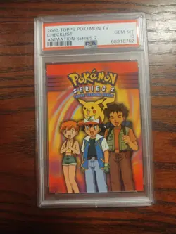PSA 10 Topps Pokemon Checklist Series 2 pop 16 - Image 1