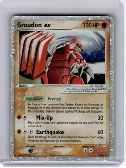 2006 Pokemon—Groudon EX #038 Nintendo—Black Star Promo Holo [Damage] - Image 1