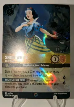 Snow White Well Wisher Enchanted 206/204 Rise of the Floodborn Disney Lorcana - Image 2