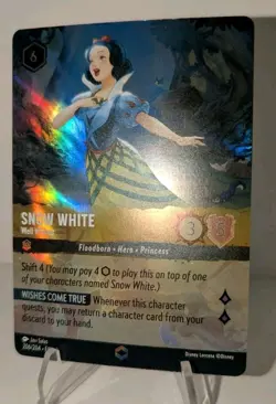 Snow White Well Wisher Enchanted 206/204 Rise of the Floodborn Disney Lorcana - Image 3