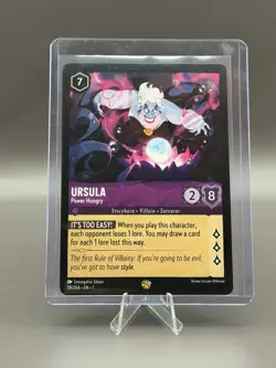 Disney Lorcana Ursula-Power Hungry 59/204 The First Chapter - Image 1