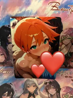 Holo Beautiful Waifu Handmade Card Goddess Story CCG Anime Double Sided - Image 2