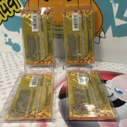 Pokemon XY Flashfire 3 Card Booster Pack Art Set Factory Sealed (4 Packs) +case - Image 2