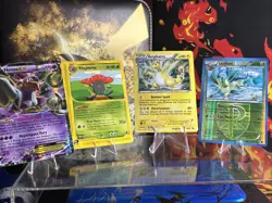 Pokemon Card Lot Vintage Of 4 Promo Ereader Plasma Full Art - Image 1