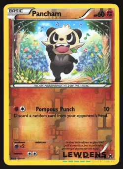 Pancham - 86/162 - Common Reverse Holo - BREAKthrough - Pokemon Card - Image 1