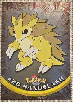 Sandslash #28 Holo Pokemon Topps Series 1 Card (Blue Label) - NM - Image 1