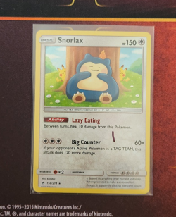 Pokemon TCG Snorlax 158/214 Unbroken Bonds Holo Rare NM Card 1 - Image 3