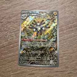 Pokemon Magneton Promo Holo 100 HP 159 SVP Scarlet & Violet Stamped Card - Image 1