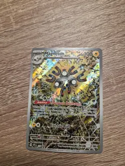 Pokemon Magneton Promo Holo 100 HP 159 SVP Scarlet & Violet Stamped Card - Image 2