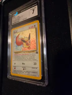 Pokemon TCG Eevee #11 Black Star Holo Promo Card 1999 WOTC CGC7 NOT PSA/BGS - Image 5