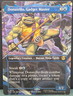 Donatello Gadget Master R 0212 BORDERLESS Teenage Mutant Ninja Turtles TMNT MTG - Image 1