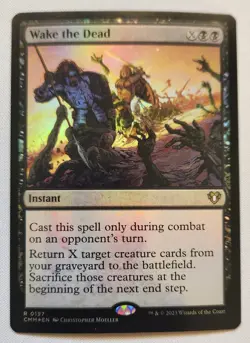 MTG Magic [x1] Wake the Dead [x1] FOIL Commander Masters M/NM - Image 1