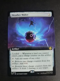 Weather Maker (Extended Art) Rare MTG Ninja Turtles - Image 1