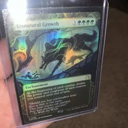 Unnatural Growth (Foil) MTG Wilds of Endraine: Enchanting Tales (NM) - Image 1