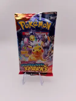 Pokemon Scarlet And Violet Surging Sparks Sealed Booster Pack Pikachu Artwork - Image 1