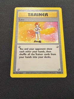 Pokemon TCG Lass 75/102 Base Set Rare Near Mint 1999 WoTC - Image 2