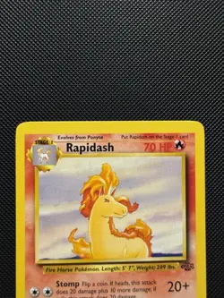 Pokemon TCG Rapidash 44/64 Jungle Set Uncommon Near Mint Unlimited 1999 WoTC - Image 3