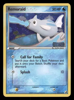Heavily Played Remoraid 71/115 Reverse Holo EX Unseen Forces Common - Image 1