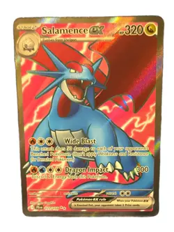 Pokemon Salamence ex SV09 Journey Together 177/159 Ultra Rare Holo English 320HP - Image 1