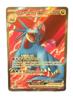 Pokemon Salamence ex SV09 Journey Together 177/159 Ultra Rare Holo English 320HP - Image 2