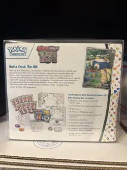 Pokemon 151 Elite Trainer Box Sealed ETB Scarlet Violet with Plastic Case - Image 2