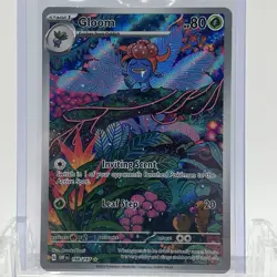 Pokemon TCG Obsidian Flames Gloom #198/197 Illustration Rare NM- - Image 1