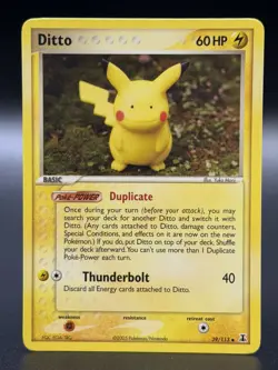 Ditto Pikachu 39/113 Delta Species Uncommon Regular Pokemon TCG - Near Mint - Image 1