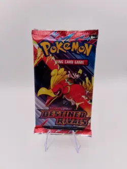 Pokemon Scarlet And Violet Destined Rivals Sealed Booster Pack Ho -Oh Park Art - Image 1