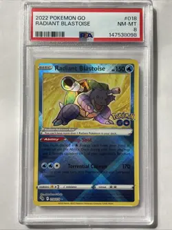 Pokemon Go TCG Slabs Lot Bundle Dragonite VSTAR 236 Radiant Blastoise 18 PSA 9&8 - Image 4