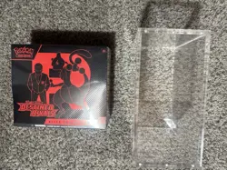 Pokemon Destined Rivals ETB Factory Sealed Box with Acrylic Case - Image 1