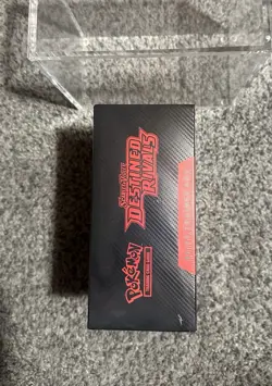 Pokemon Destined Rivals ETB Factory Sealed Box with Acrylic Case - Image 2
