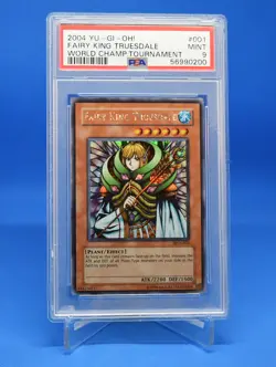 Yu-Gi-Oh! Fairy King Truesdale [WC4-001] Secret Rare Promo PSA 9 - Image 1