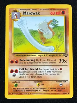 Pokemon Marowak 39/64 Common (LP) - Image 1
