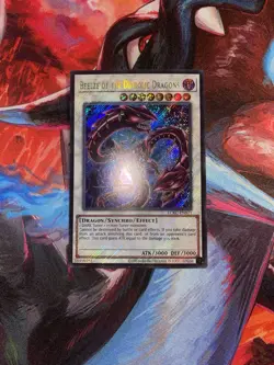 Yugioh! Beelze of the Diabolic Dragons LCKC-EN071 Secret Rare Unlimited LP - Image 1