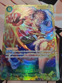 One Piece Monkey D Luffy SEC OP-13 English Alt Art - Image 1