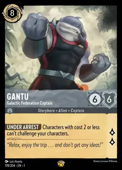 Gantu - 178/204 - The First Chapter - Disney Lorcana - NM - Image 1
