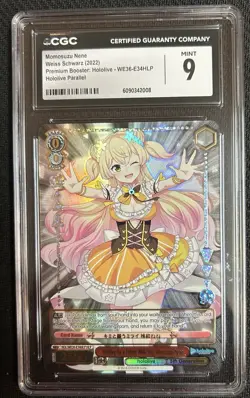 2022 Weiss Schwarz Hololive Wishing For A Future With You Momosuzu Nene CGC 9 - Image 1