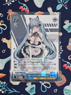 Privaty: Unkind Maid NM/M RR ENGLISH Nikke Goddess of Victory Weiss Schwarz - Image 1