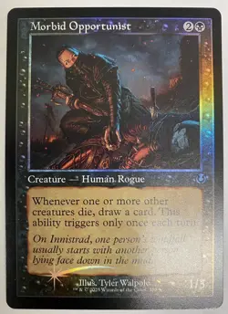 Morbid Opportunist (Retro Frame) -Foil Near Mint MTG Innistrad Remastered - Image 1