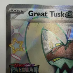 Great Tusk EX 072 SV: Scarlet & Violet Promo Card Holo 2024 - Image 3