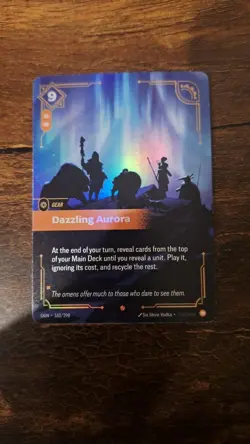 Dazzling Aurora Riftbound: Origins Epic Foil Card OGN-160 English Edition NM - Image 1