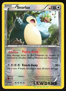 Snorlax - 118/162 - Uncommon Reverse Holo - BREAKthrough - Pokemon Card - Image 1