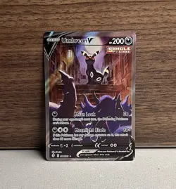 Umbreon v Evolving Skies Full Art Rare Card 189/203 Near Mint Condition - Image 1
