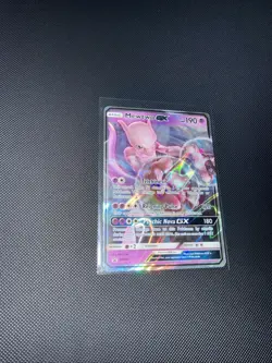 Pokemon TCG Mewtwo GX Black Star Promo Holo Card Sun & Moon SM196 (NM) - Image 3
